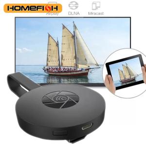무선 HDMI 디스플레이 수신기 1080P HD 미러링 기능, 휴대폰/태블릿/PC에서 TV/프로젝터로 WiFi 화면 전송