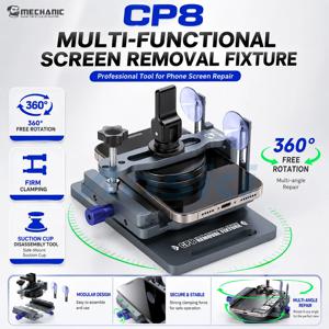 메카닉 CP8 360 °   회전식 스크린 제거 고정 장치 범용 휴대폰 LCD 후면 커버 분리 클램프 모바일 수리 고정 도구