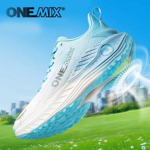 ONEMIX 통기성 캐주얼 운동화 남성과 여성을 위한 경량 여름 조깅 체육관 스포츠 신발 야외 쿠션