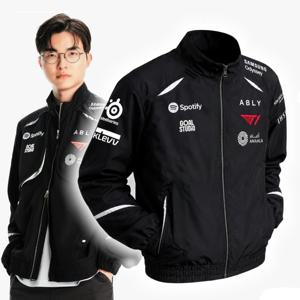 2026 T1 유니폼 자켓 SKT T1 FAKER 저지 유니폼, T1 ONER KERIA DORAN PEYZ 자켓, LOL T1 팬 유니폼