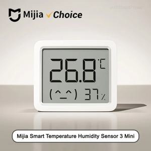 새로운 Mijia 스마트 온도 습도 센서 3 미니 디지털 습도계 습도 측정기 기상 관측소 Mi Home APP와 연동