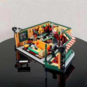 프렌즈 하우스 패밀리 클래식 시티 센트럴 아파트 빌딩 블록 카페 룸 MOC-스트리트뷰 모델 장난감 선물
