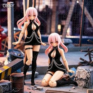 스네일 쉘 스파이스 걸 고스 펑크 드레스 1/12 로맨키 피규어 피그마 SHF TBL 앤트 메카 걸 아존 1/12 피코 네모 인형 옷