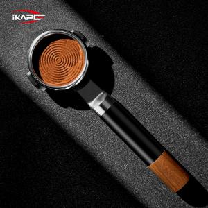 IKAPE 오픈워크 커피 바텀리스 포터필터 54mm 3이어 베리블/58mm 2이어 E61 호환용