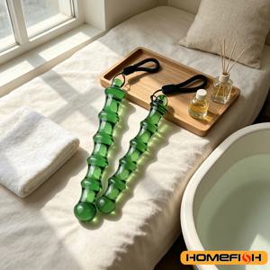 16cm 마사지 스틱, 부드럽고 가시 없는 경락 경혈 지압 스틱, 근육 이완, 어깨, 목, 엉덩이에 적합, 옥 마사지기
