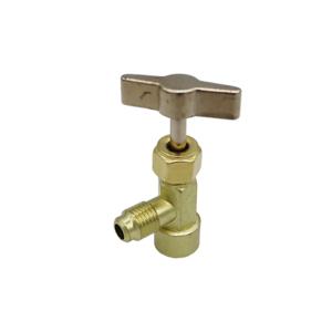 1/4 스레드 어댑터 R-134a 냉매 캔 디스펜싱 병 탭 오프너 밸브 60*35mm 자동차 에어컨 자동차 액세서리