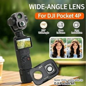 DJI 오즈모 포켓 4P 광각 렌즈는 시야각을 110도까지 확장할 수 있습니다. ° DJI Pocket 4pro 확대 렌즈 110용 °   광각 렌즈