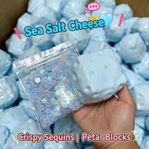 바삭한 치즈 큐브 스트레스 볼, 큰 치즈 모양의 스퀴즈 볼, 무반동 피젯 토이, ASMR 감각 안티 스트레스 페스티벌 선물