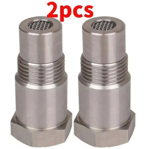 2PCS M18X1.5 CEL 수정용 O2 센서 오프로드 성능 산소 센서 어댑터 (촉매 CSV 자동차 부품 성능 향상 자동차 액세서리)