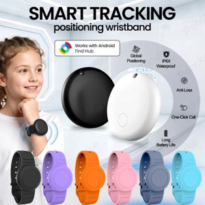 스마트 위치 태그는 안드로이드 구글 찾기 허브와 호환되며, 분실 방지 GPS 트래커, 블루투스 위치 추적기이며, 조절 가능한 실리콘 손목 밴드가 있습니다.