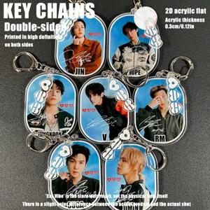 OT7 ARMY 아리랑 아크릴 키체인 – BTS 멤버 키링 (가방, 자동차 키, 휴대폰, 백팩용), ARMY를 위한 귀여운 선물