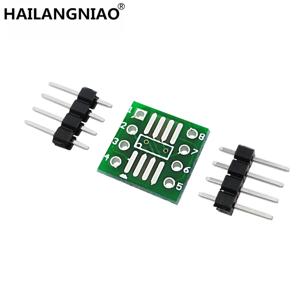 새로운 20 개/몫 SOP8 턴 DIP8/SOIC8-DIP8 IC 어댑터 소켓 PB 무료 핀 헤더 포함