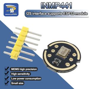 전방향성 마이크 모듈 I2S 인터페이스 INMP441 MEMS ESP32용 고정밀 저전력 초소형 볼륨