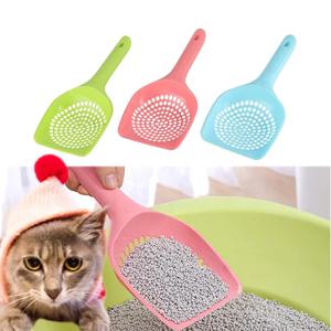 플라스틱 고양이 쓰레기 삽 애완 동물 중공 청소 특종 고양이 모래 체 청소 제품 개밥 특종 고양이 화장실 훈련 도구