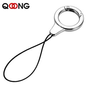 2 PCS 다기능 열쇠 고리 홀더 블랙 로프 전화 매는 밧줄 열쇠 고리 금속 자동차 키 체인 U 디스크 ID 카드 열쇠 고리 남자 여자 M03