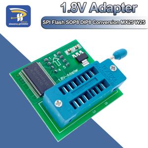 마더보드용 1.8V 어댑터, 1.8V SPI 플래시 SOP8 DIP8 W25 MX25 프로그래머에 사용, TL866CS TL866A EZP2010 EZP2013 EZP2019 CH341A