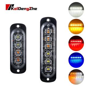 4 6 LED 자동차 스트로브 경고등 12V 24V 깜박이 고장 비상 조명 트럭 오토바이에 대 한 두 가지 색상 측면 신호 램프