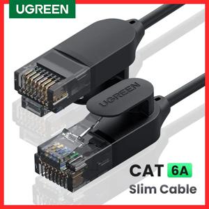 UGREEN-이더넷 케이블 Cat 6 A 10Gbps 네트워크 케이블, 4 트위스트 페어 패치 코드 인터넷 UTP Cat6 a 랜 케이블