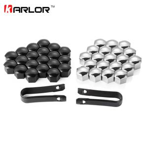 17mm 20개/몫 휠 러그 볼트 센터 너트 커버 캡 321601173 Skoda octavia a5 a7 1 rapid fabia Yeti 뛰어난 액세서리