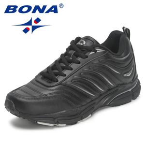 BONA 남성용 레이스업 스포츠 신발, 클래식 스타일, 야외 조깅 워킹 운동화, 러닝화, 레트로, 신상