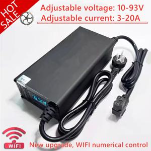 20A 12V 24V 48V 72V 60V 67.2V 84V 리튬 이온 Lifepo4 리튬 배터리 충전기 4S 8S 13S 14S 16S 20S 24S 산성 납 고속 충전 부품