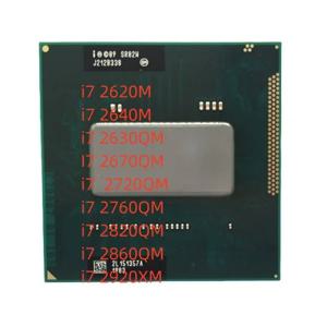 i7-2620M 2640M 2630QM 2670QM 2720QM i7 2760QM i7-2820QM 2860QM 2920XM 노트북 CPU
