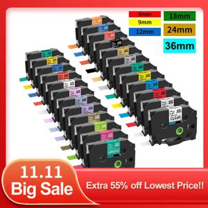 12mm TZe 라벨 TZ 231 TZ 적층 테이프 231 TZ 231 131 MQE31 MQF31 패턴 Brother P-touch PT-H110 라벨 메이커와 호환 가능