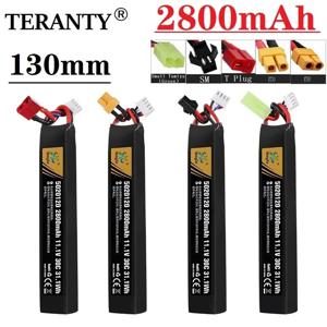 물총 에어소프트 LiPo 배터리 3S 11.1V 2800mAh 5020120   Airsoft BB 공기 권총 전기 장난감 총 부품용 T/소형 타미야 플러그