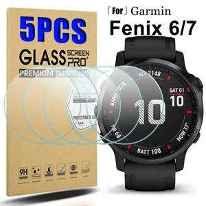 Garmin Fenix ​​7 7S 7X 6 6S 6X Pro 사파이어 HD 화면 보호기 필름 용 강화 유리 Fenix ​​7 7S 7X Smartwatch 액세서리