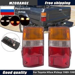 Toyota Hilux 픽업 SR5 MK3 LN RN YN 2WD 4WD 1989-1995 용 미등 후방 브레이크 테일 라이트 정지 방향 지시등 자동차 액세서리