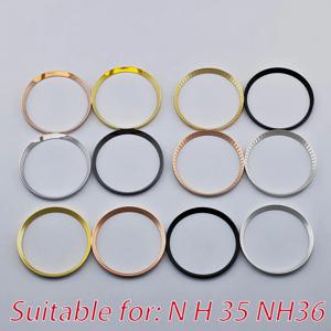 Mod 30.5mm 구리 시계 챕터 링 설치는 N H35 NH36 무브먼트 시계 케이스 수리 부품 용 SRPD에 적합합니다.