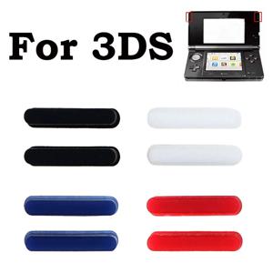 3DS 게임 콘솔 용 교체 실리콘 패드 버튼 상단 상단 LCD 화면 전면 고무 피트 커버 패드 수리 부품