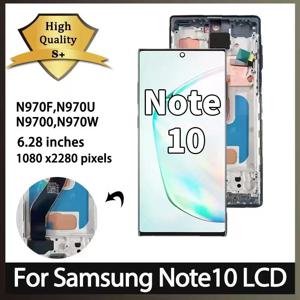 삼성 Note10 디스플레이 터치 스크린 디지타이저 용 TFT 품질 새 디스플레이 삼성 Note 10 N970 N970F N970FDS N9700 LCD 용