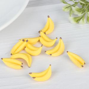 10Pcs 1:12 인형 집 미니어처 과일 바나나 인형 집 음식 액세서리 장난감