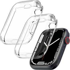 Apple Watch 케이스 용 화면 보호기 45mm 41mm 44mm 40mm 42 38mm 전체 Tpu 범퍼 커버 액세서리 iWatch 시리즈 9 8 7 Se 6 5 4