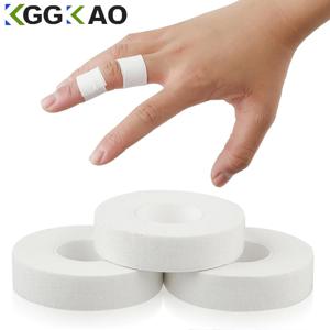 1/2 롤 흰색 운동용 손가락 테이프, 풋 테이프, 끈적끈적한 잔류물 없음, 찢어지기 쉬움, 암벽 등반, 주짓수, 그래플링용
