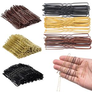 50Pcs 50/60/70mm 금속 흔들며 U 모양의 머리 핀 헤어 클립 여자 여자 웨딩 헤어 스타일 스타일링 도구 액세서리 도매