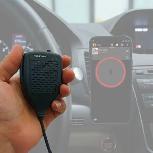 Zello 라디오용 3.5mm 잭 플러그 PTT 핸드헬드 및 숄더 스피커 마이크