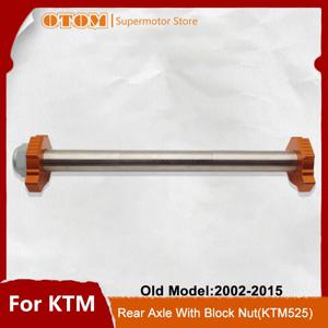 오토바이 액세서리 후륜 액슬, 액슬 블록 너트 포함, KTM HUSQVARNA EXC EXCF SX SXF XC XCF FC FE 250 350 450 2002-2015