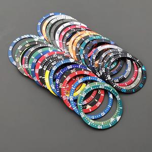 38mm * 31.5mm 알루미늄 패션 플랫 시계 베젤 인서트 SKX007 SKX009 SRPD 시계 케이스 NH36 NH35 무브먼트 남성용 시계 부품
