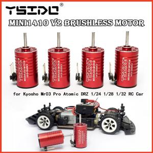 YSIDO 미니 1410 V2 2580KV 3580KV 5580KV 9580KV 1525 Kyosho Mr03 Pro Atomic DRZ 1/24 1/28 RC 자동차 용 브러시리스 모터 20A ESC