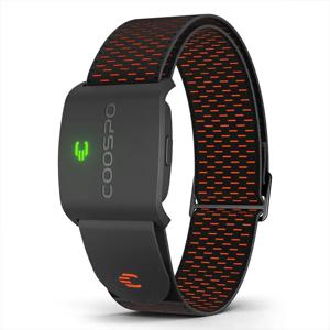 HR 구역/칼로리가 포함된 COOSPO HW9 완장 심박수 모니터 피트니스 사이클링용 HRM 센서 BLE5.0 Peloton,Zwift,Wahoo용 ANT+