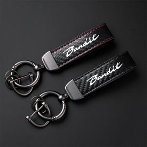 고급 탄소 섬유 오토바이 키체인 거치대 키링, 스즈키 GSF 250 400 650 600 S N 1250 BANDIT GSF1250 GSF650 GSF600
