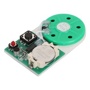 녹음 가능한 사운드 칩 PCB 25초 녹음 모듈 버튼 제어 보석 케이스용 양면 접착 테이프가 있는 컴팩트