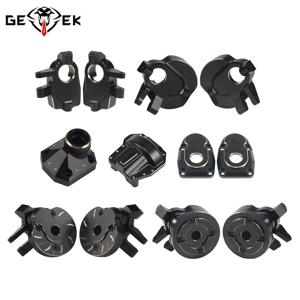 황동 포털 커버 스티어링 너클 디프 커버 Axial Capra 4WS SCX10 III AR45P Vanquish F9 SuperShafty CP44 Axle 용 웨이트