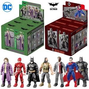 DC Justice League 장난감 다크 나이트 트릴로지 액션 피규어 배트맨 슈퍼맨 아쿠아맨 플래시 조립 피규어 어린이 생일 선물