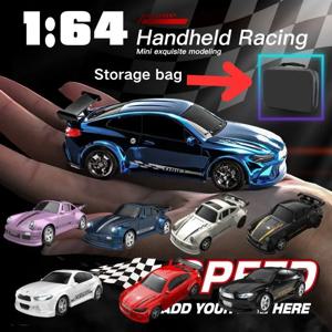 미니 드리프트 카 팜 레이싱 모델 책상 장난감, 4WD, 2.4GHZ, RC 시뮬레이션, 어린이 소년 선물, 1/64 체중계 리모컨 자동차, 신제품