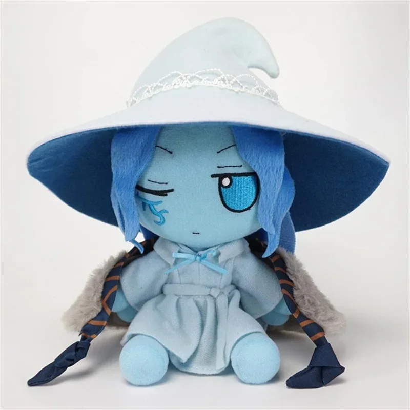 Fumo Ranni 봉제 인형 SmokeThe Snow Witch 박제 장난감 부드러운 플러시 그림 이동식 모자 망토 선물 어린이 팬 생일 크리스마스