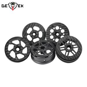 2.2 인치 탄소 섬유 RC 휠 림 1/8 1/10 Rock Crawler LCG Cheater Rigs GSPEED V3 TGH Capra SCX10 Pro Element Enduro TRX4