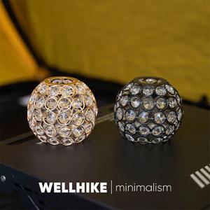 목표 제로 야외 캠핑 텐트 랜턴 그늘에 대 한 WELLHIKE 크리스탈 램프 그늘 LED 빛 그림자 램프 그늘 액세서리
